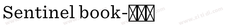 Sentinel book字体转换